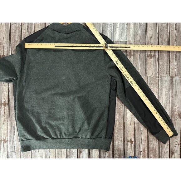 Polo Ralph Lauren Hybrid Nylon Cotton Jacket sz 2XL colorblock black grey NWTO - Picture 6 of 6